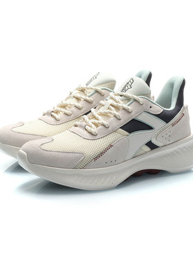 中国李宁男子运动鞋低帮系带防滑耐磨减震透气休闲鞋AREP017