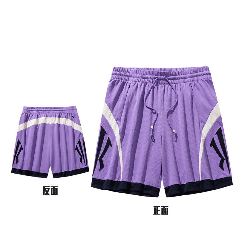 ANTA/安踏2026春季欧文系列男女同款速干针织比赛短裤172531315