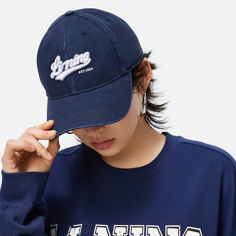 李宁男女同款鸭舌帽透气防晒帽子