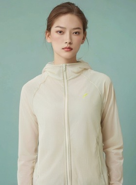 中国李宁女子2024夏季新款跑步透气速干轻质防晒风衣外套AFDT186