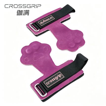 crossgrip伽满猫爪牛皮护掌助力带女生举哑铃杠铃护具健身护手