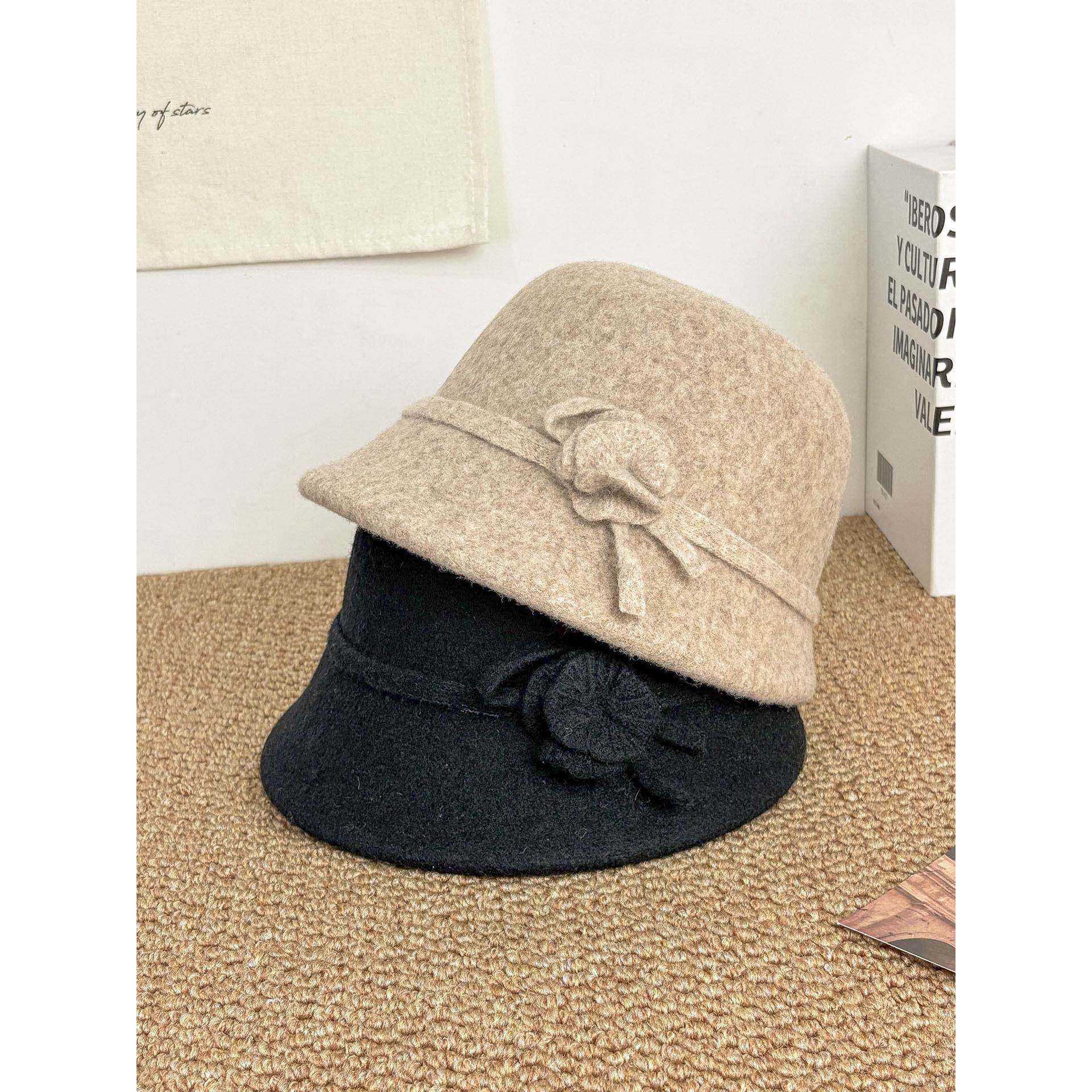 2025新款时尚法式覆古羊毛礼帽女秋冬妈妈帽时尚圆顶渔夫帽盆帽子,服饰配件/皮带/帽子/围巾,帽子,淘宝优惠券,粉丝福利购,淘宝优惠卷