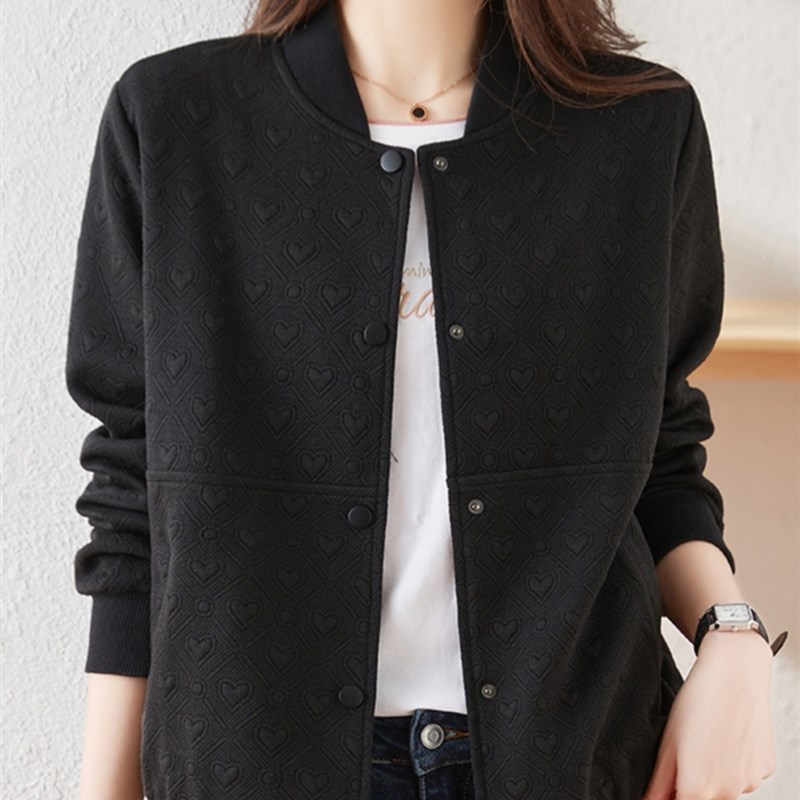 开衫卫衣外套女2025年春秋新款时尚妈妈洋气薄款棒球服女士上衣