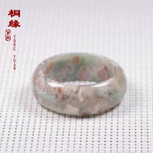桐缘珠宝樱花玛瑙手镯女士天然水晶冰种手链玉髓玉石亲宝镯子捡漏
