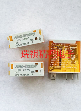 AB罗克韦尔CAT.700-HK36A24/AC24V +700-HN121继电器套装意大利产