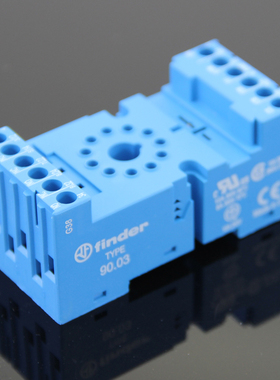 90.02;90.03;意大利finder 60.12/60.13继电器配套底座8孔11孔