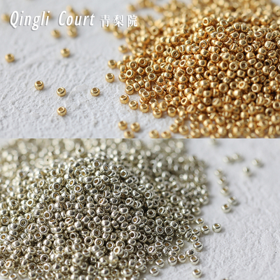 日本进口御幸米珠金属色系列2mm