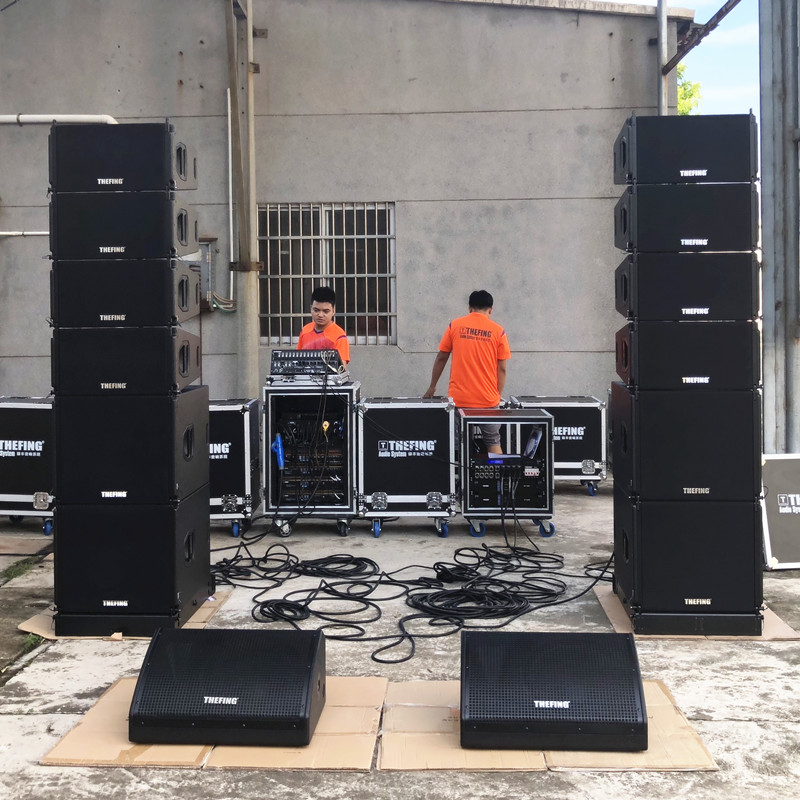 thefing 线阵音箱双10寸钕磁单元系统双十寸婚庆大型户外演出防水
