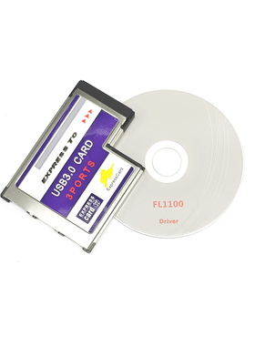 笔记本Express转USB3.0扩展卡ExpressCard 54 3口FL1100芯片
