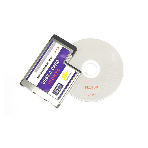 笔记本Express转USB3.0扩展卡ExpressCard 54 3口FL1100芯片