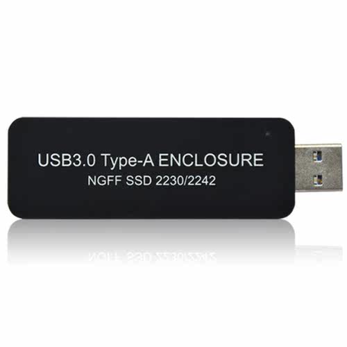硬盘盒伸缩式M.2直插U盘型M.2 USB3.0 2242 ssd固态硬盘盒