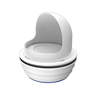 排气口出风罩厨房油烟机玻璃孔防雨帽室外穿墙风帽外墙排烟防风罩