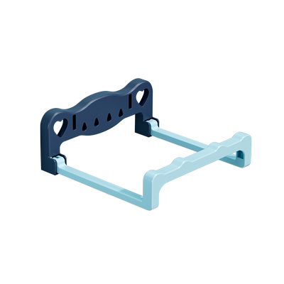 可折叠壁挂卫生间免打孔置物架