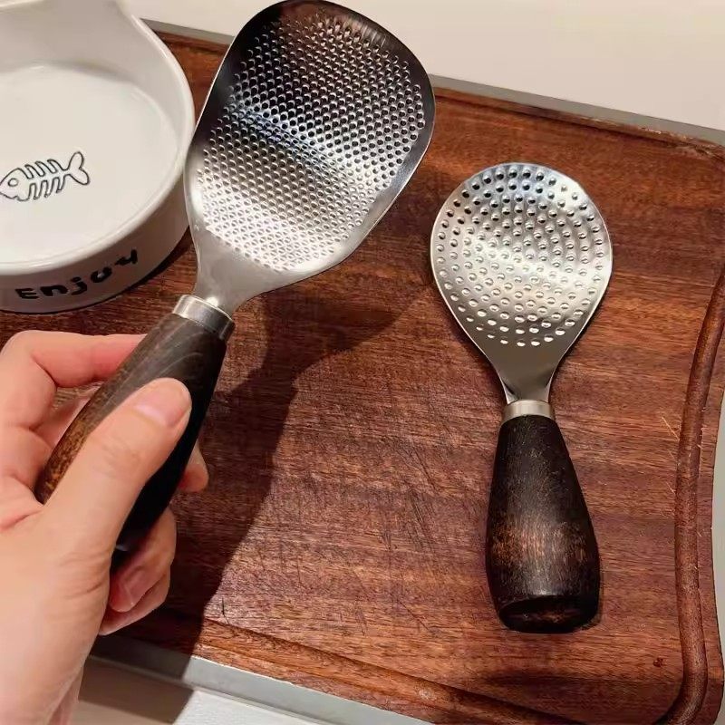 木柄不锈钢饭勺不沾米饭铲子家用可立式木柄家用勺子盛饭电饭煲,厨房/烹饪用具,饭勺,淘宝优惠券,粉丝福利购,淘宝优惠卷