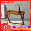 Konka Royce Northern Europe solid wood Side table Simplicity Small apartment a living room Postmodern Light extravagance X-type combination tea table furniture