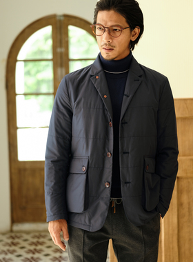 艾比路DU家英式复古轻便保暖杜邦绗棉夹克外套BEDFORD JACKET