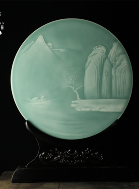 龙泉青瓷高档居家摆件工艺品