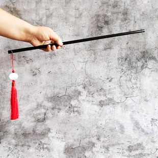 灯笼手提杆新年实木圆款杆子舞蹈道具手工古风灯笼配件手柄原木杆