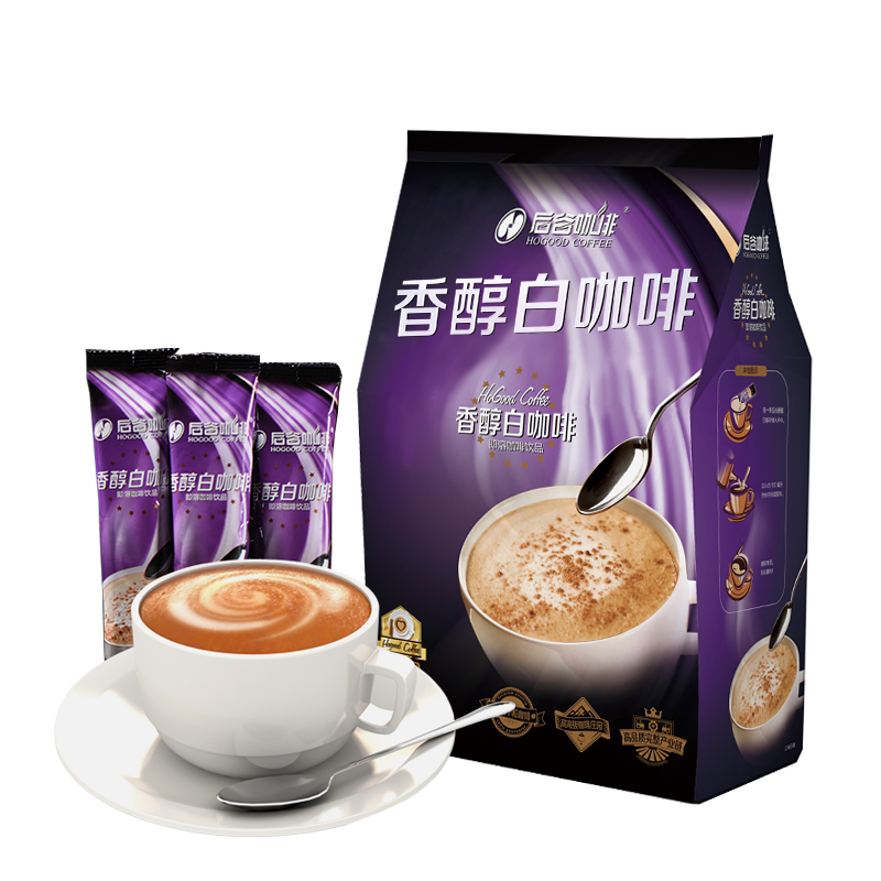 后谷香醇低糖白咖啡速溶咖啡粉