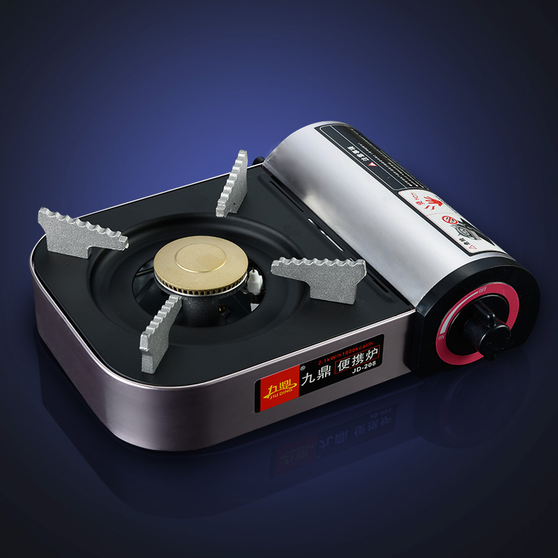 九鼎卡式炉便携式防风野营野外迷你火锅炉卡磁燃气炉节能户外炉具