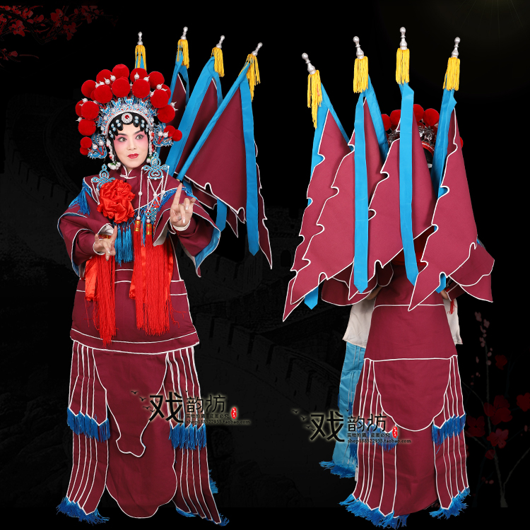 戏剧帆布练功服刀马旦