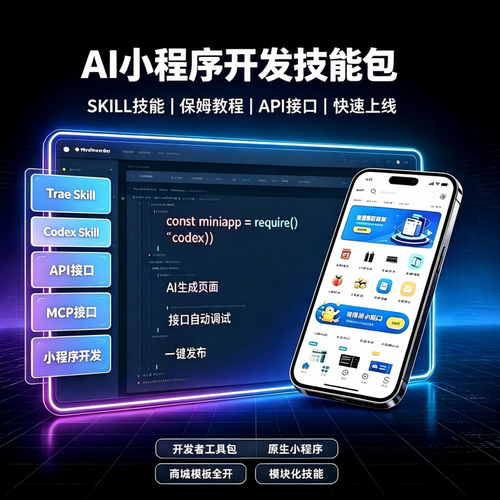 AI小程序技能资源包SKILL带API