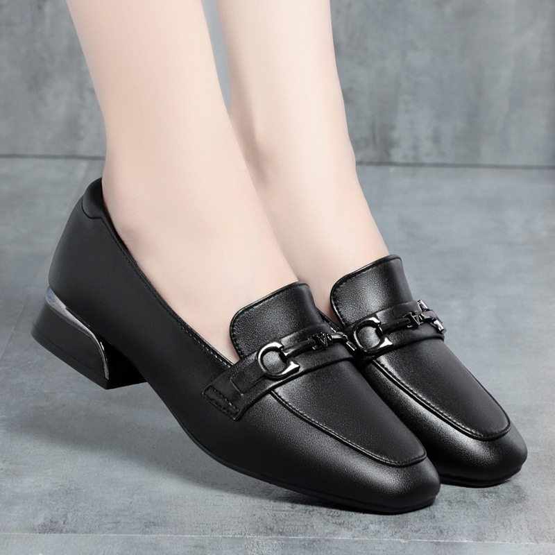 春秋季真皮女单鞋平底乐福鞋女新款软底妈妈鞋舒适透气低跟小皮鞋,运动鞋new,运动休闲鞋,淘宝优惠券,粉丝福利购,淘宝优惠卷