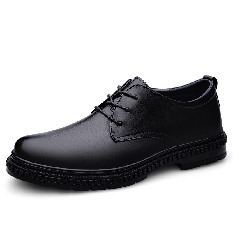 8997男鞋商务大头皮鞋正装休闲鞋春秋冬低帮真皮牛面户外工装棉鞋