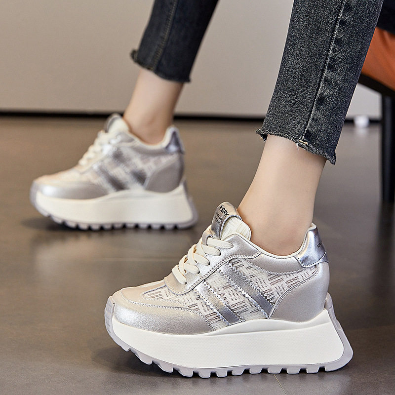 内增高女鞋8cm新款透气老爹鞋厚底网面小个子运动休闲鞋女A8885,运动鞋new,运动休闲鞋,淘宝优惠券,粉丝福利购,淘宝优惠卷