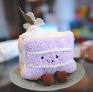 【现货】创意甜点趣味限定生日礼物玩偶毛绒蛋糕可爱摆件