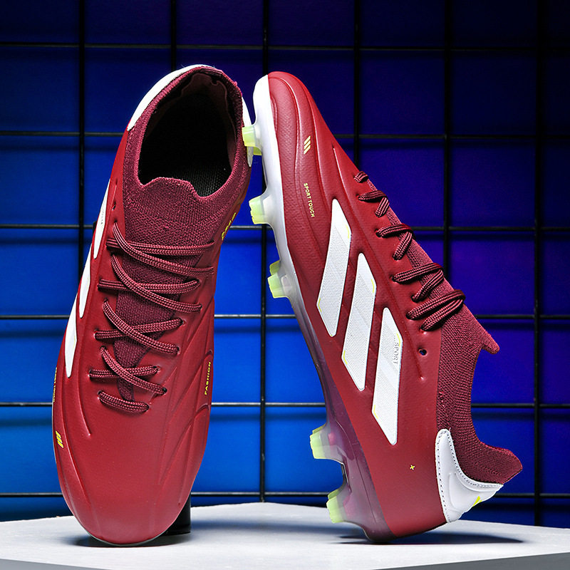 新款足球鞋男女学生草地比赛训练AG长钉TF碎钉运动鞋一件代发