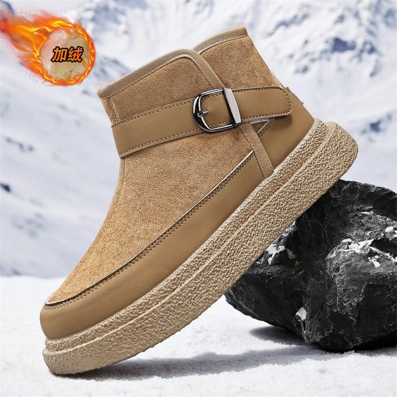 冬季加绒雪地靴男款加厚一脚蹬男鞋高帮保暖防寒棉靴厚底时尚棉鞋,运动鞋new,运动休闲鞋,淘宝优惠券,粉丝福利购,淘宝优惠卷