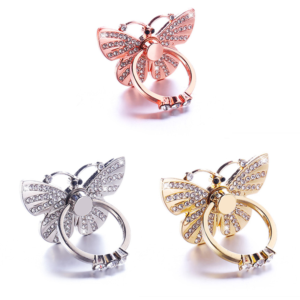 卡通手机指环支架特价爱心蝴蝶结钻石太阳花指环支架皇冠情侣支架