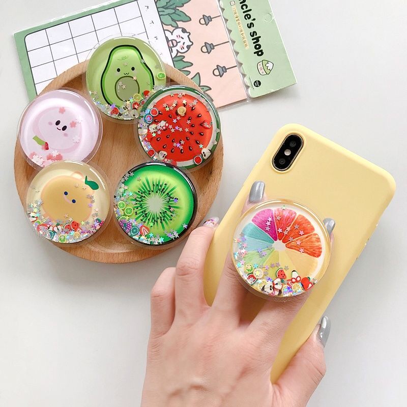 通用手机支架卡通水果支架
