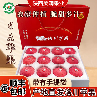 【美丽润】顺丰包邮洛川苹果新鲜水果陕西红富士高端礼盒精品整箱