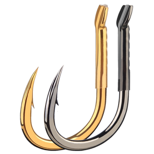 瑞美人3.5X倍强青鲟金色双槽巨物钩线槽大物钩青鱼鲟锚钩刀锋锚钩