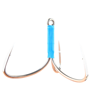 瑞美人D系列破鳞刀锋三爪锚钩无刺有刺手研三角锚鱼钩大号挂鱼钩