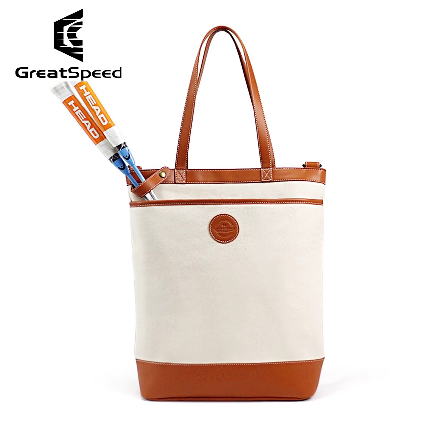 四大满贯GREATSPEED复古风网球包羽毛球包男女斜挎手提单肩托特包