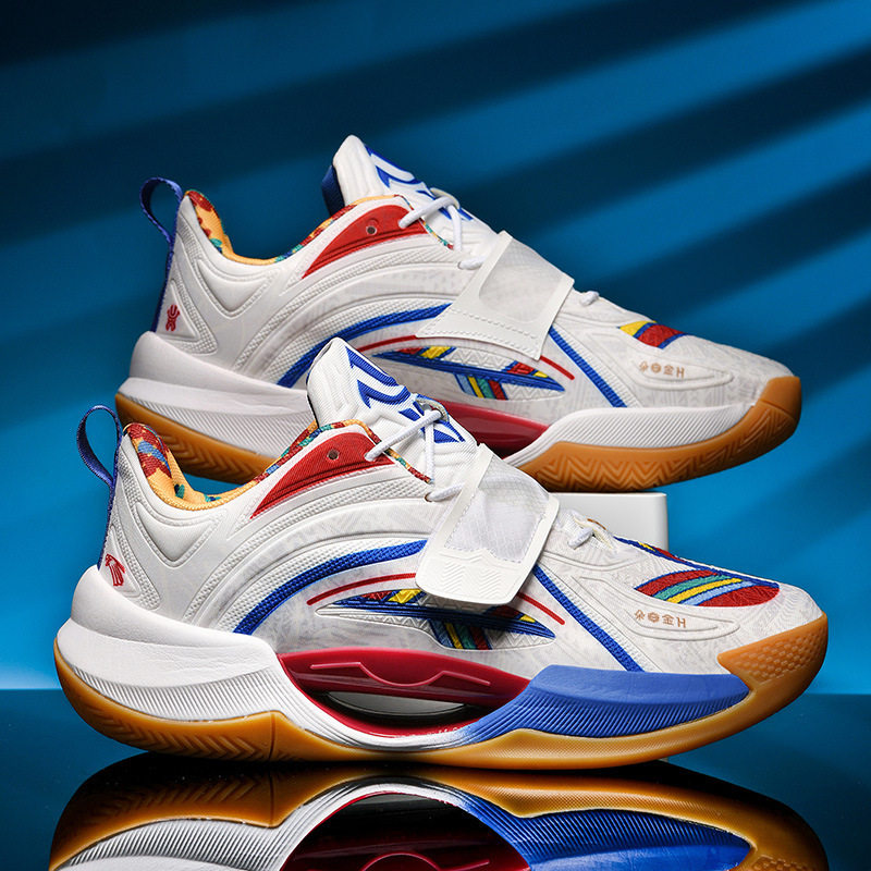 篮球鞋男女防滑耐磨减震实战轻便软底网面透气学生夜光运动鞋战靴