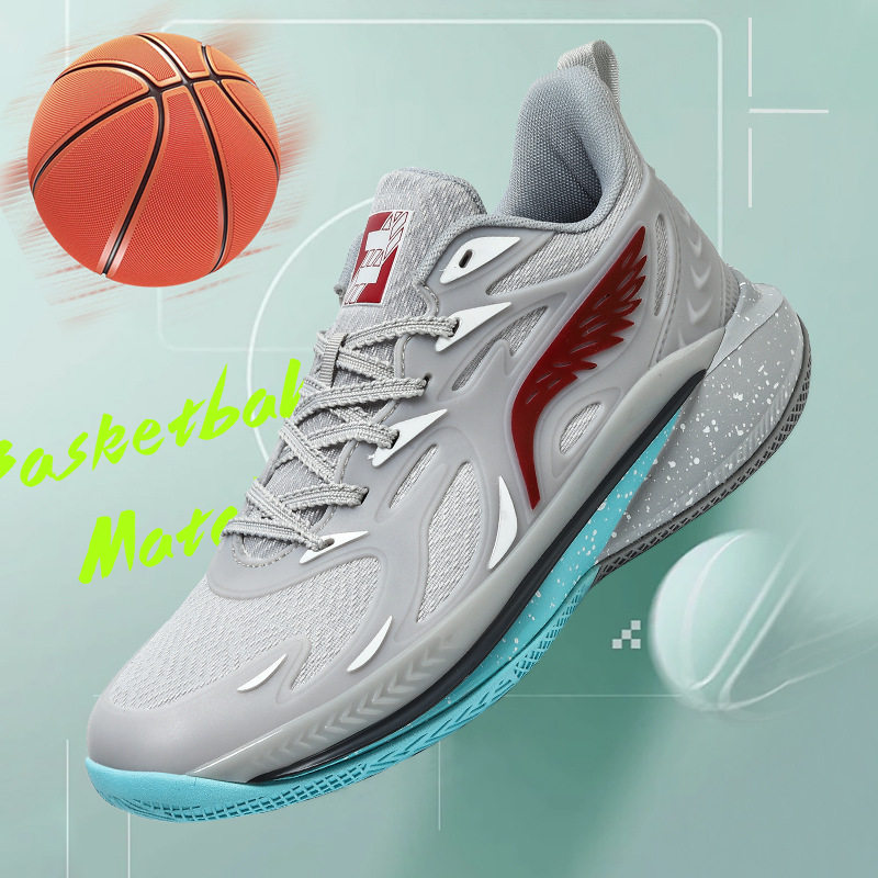 篮球鞋男透气网面抓地缓震防滑耐磨运动休闲青少年专业实战球鞋男