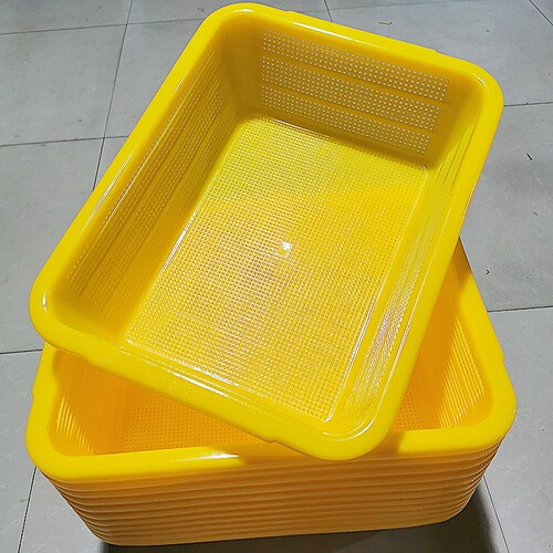 漏水篮塑料篮特厚加密细孔长方形