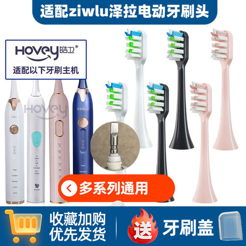 适配日本ziwlu泽拉电动牙刷头P1/X9SDlSP1/FSP2/ZLP1/A156/H2YA