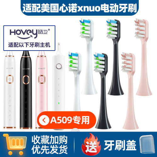 适配美国心诺xnuo电动牙刷头A509/AX08通用牙刷刷头YS01