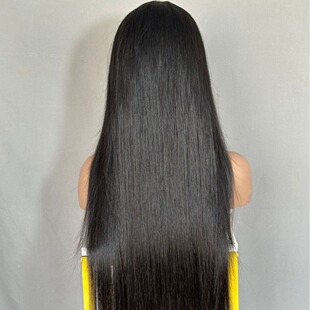 Wig 前蕾丝头套长直发真人发顺发13x4 Lace Frontal Hair Human