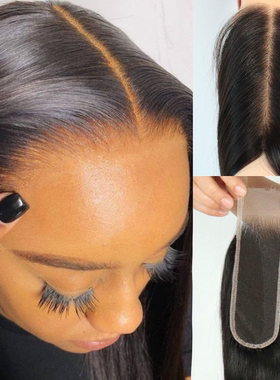 2x6 Skinlike Real HD Lace Closure Straight Human Hair