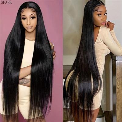 真人假发长头套Straight Lace Frontal  Human Hair Wig4 by 4