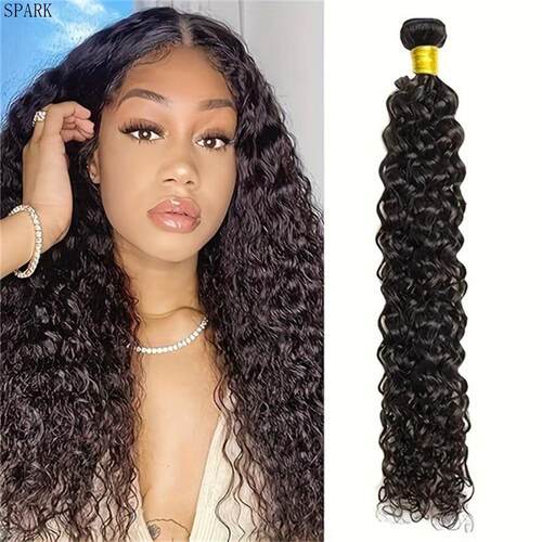 50g Kiny Curly Brazilian Human Hair Bundles Hair Extensions