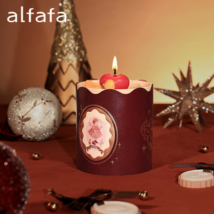 【新年礼物】alfafa鎏金絮梦香薰蜡烛香薰烛杯节日礼物节日礼物