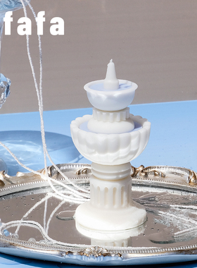 ALFAFA罗马许愿池叠叠蜡原创小众香薰蜡烛新婚礼物生日礼物