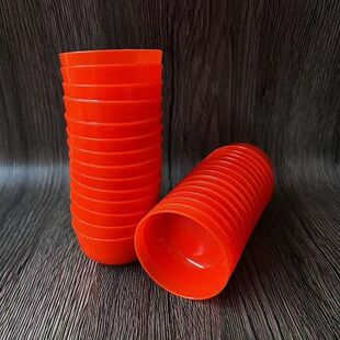 拜老爷红色塑料小茶杯拜拜祖宗酒杯结婚红杯拜神供奉酒杯供佛杯子